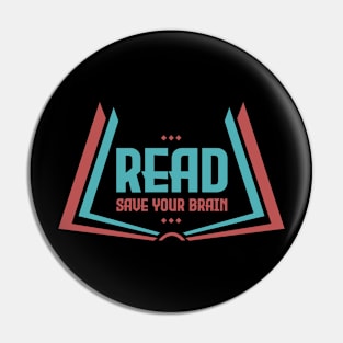 Read - save your brain Pin