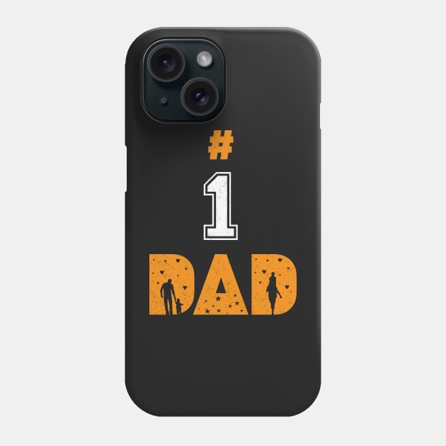 Number 1 dad Phone Case by EpicMums