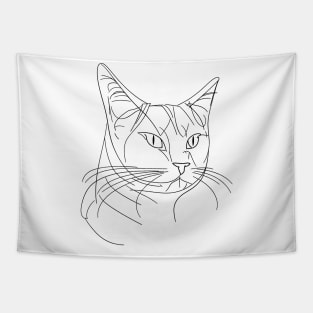 Dark Catline Tapestry