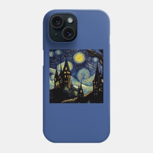 Starry Night Wizarding School Van Gogh Phone Case