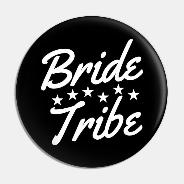 Bride Tribe. She Said Yes. Cute Bride To Be Design Pin by That Cheeky Tee