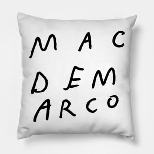 Mac Demarco Salad Days Handwriting Pillow