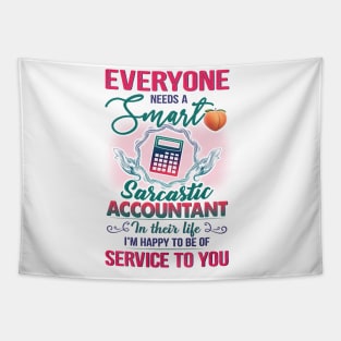 Sarcastic Accountant Tapestry