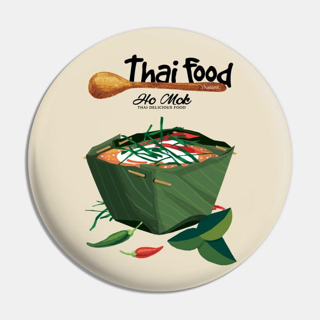 Ho Mok Thai Delicious Food Pin by KewaleeTee