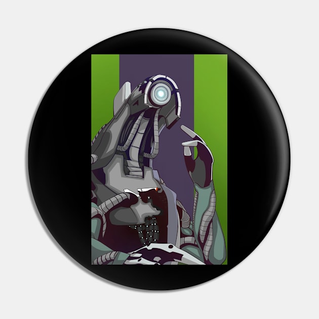 Portrait - Legion Pin by AtomicDNA