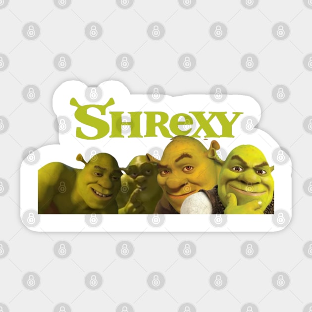 Shrek Kiss-cut Stickers - Denmark