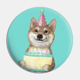 Birthday Fox Pin