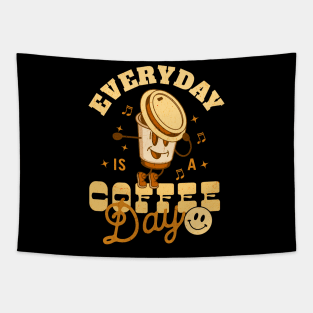 Everyday is a coffee day Tapestry