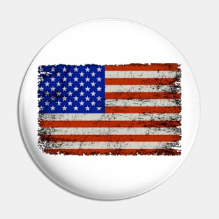 the american flag vertical Pin