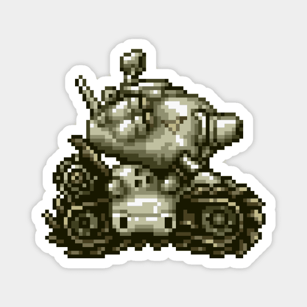 Metal Slug Tank Magnet by Pexel Pirfect