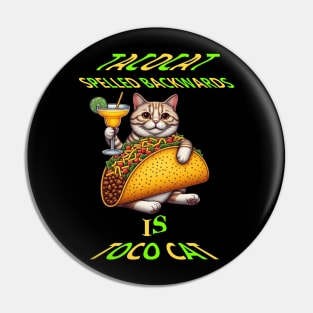 Taco Cats Fiesta Pin