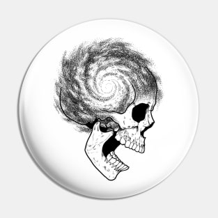 Universe inside Heads Pin