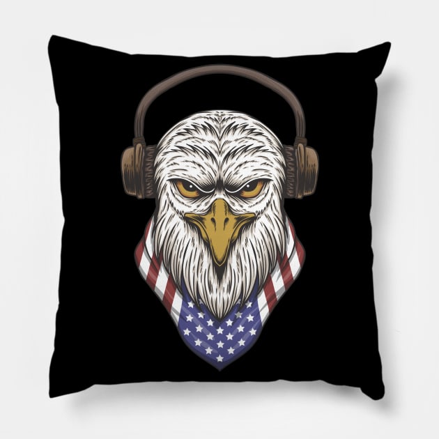 American Eagle Pillow by Maxs