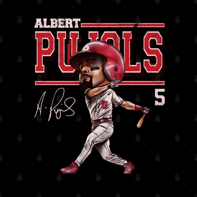 Albert Pujols St. Louis Cartoon by Jesse Gorrell