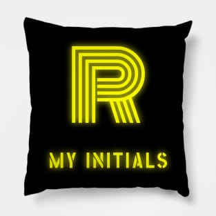 Letter R Letter Art Pillow