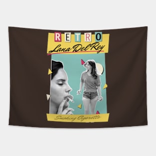 Lana Del Rey - Smoking Cigarette Tapestry