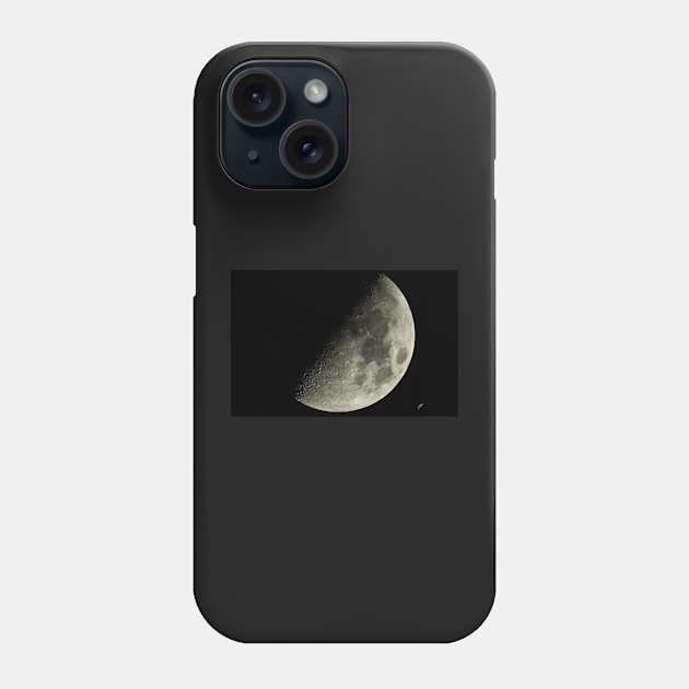 Waxing Moon Phone Case by Sidetrakn