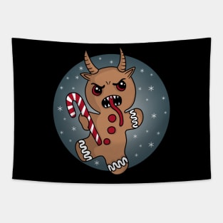 Gingerbread Krampus Tapestry