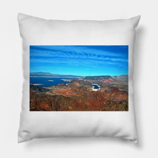 Hoover Dam Lake Mead Arizona Nevada America Pillow