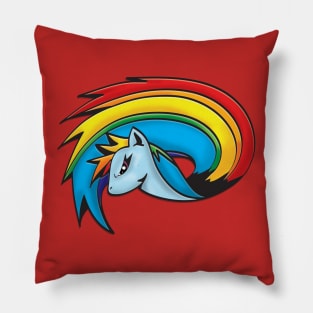 Rainbow Swirl Pillow