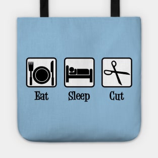 Eat Sleep Cut Tote