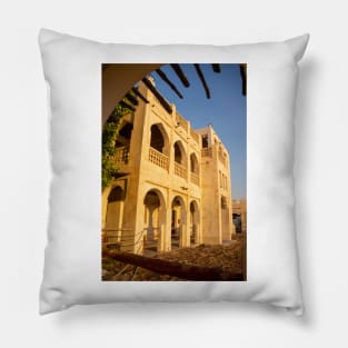 Adobe house. Pillow