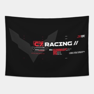 C7 Racing Zero Tapestry