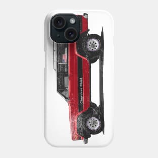 FSJ Beach Truck - Red, Weathered Phone Case