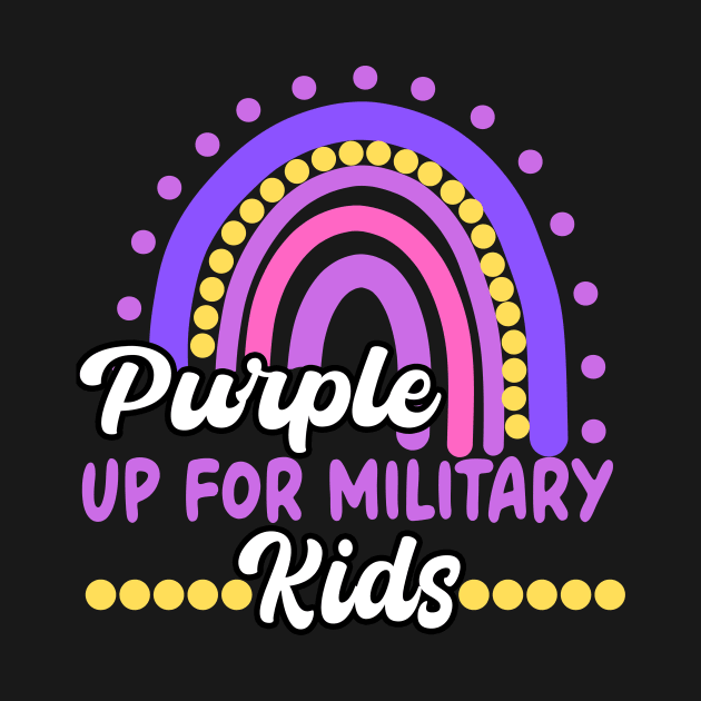 Month Of The Military Child - Purple Up For Military kids by aesthetice1