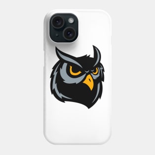 Grey Owl Face Logo Phone Case