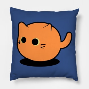 Kitty Ball Orange Pillow