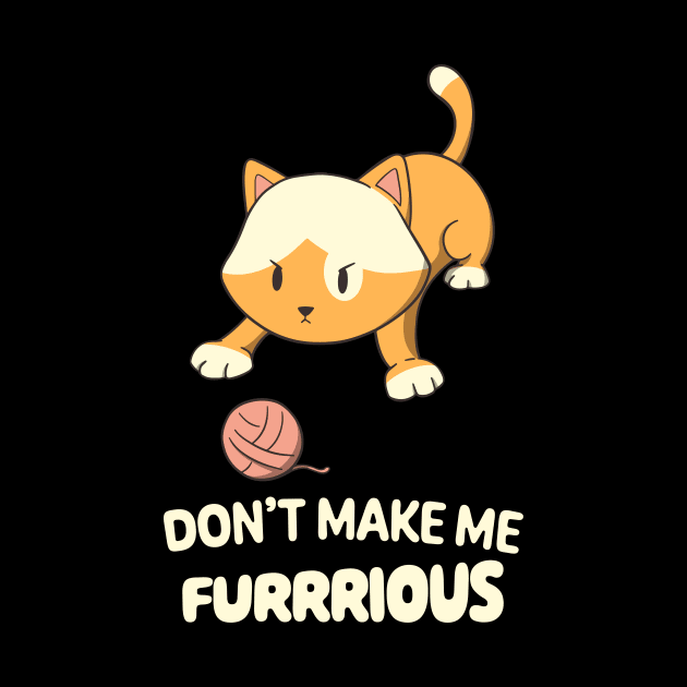 Cute Kitty Playing Furr Ball Cat Lover by Foxxy Merch