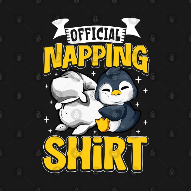 Penguin - Official Napping by Modern Medieval Design