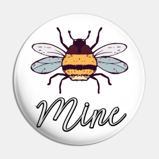 Bee Mine Cute Valentine's Day Pin