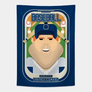 Baseball Blue Pinstripes - Deuce Crackerjack - Josh version Tapestry