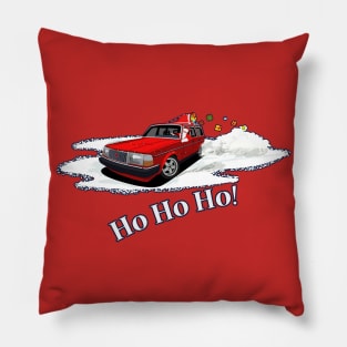 Santa's Wagon Pillow