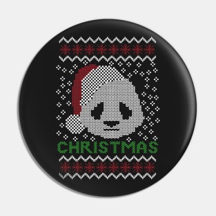 Oso Panda Christmas Pin