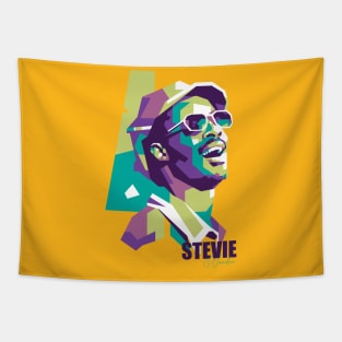 Stevie Wonder Popart Tapestry