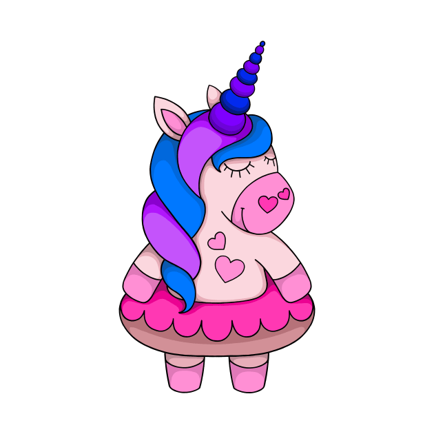 Donut unicorn by Mashmuh