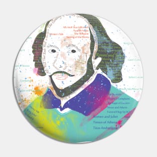 William Shakespeare Pin