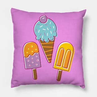 Ice Cream Cartoon Pillow