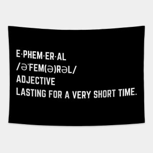 Ephemeral Vocabulary Word Tapestry