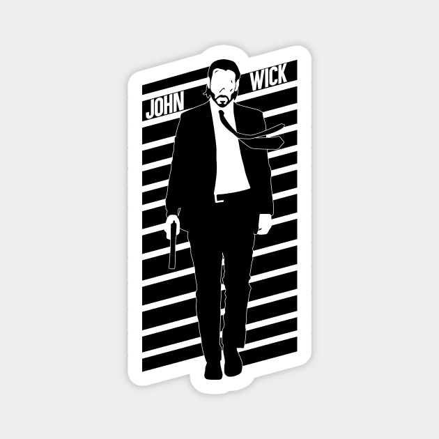 John Wick - Minimalist Magnet by TheSnowWatch