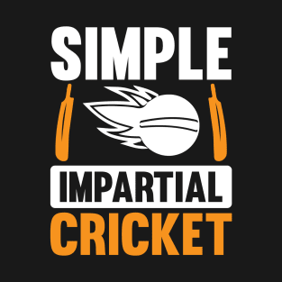 Simple Impartial Cricket T-Shirt