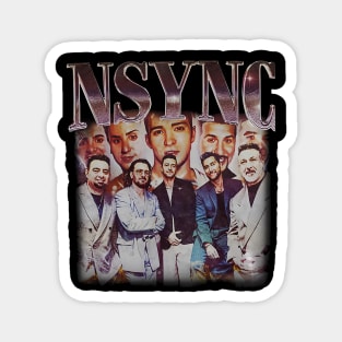 Vintage Tour NSYNC Music Magnet