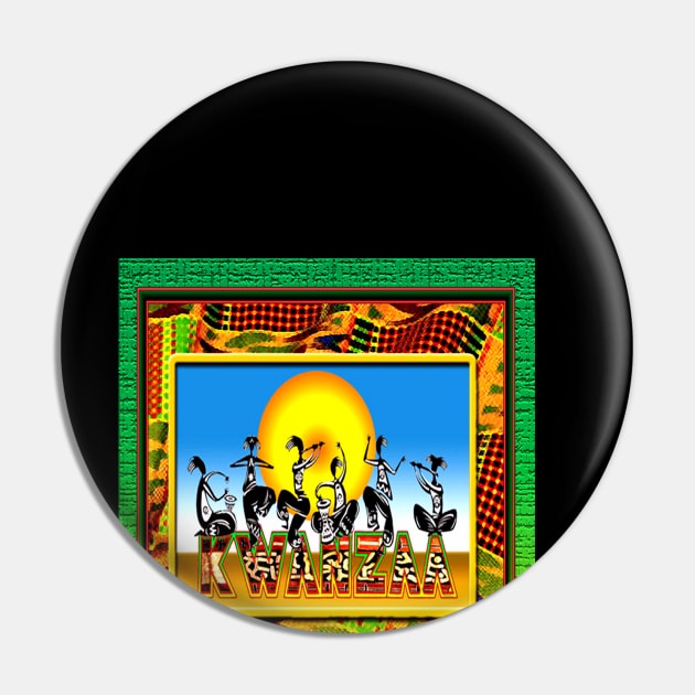 Kwanzaa Pin by Afrocentric-Redman4u2
