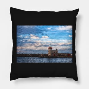 Howth Harbour Pillow