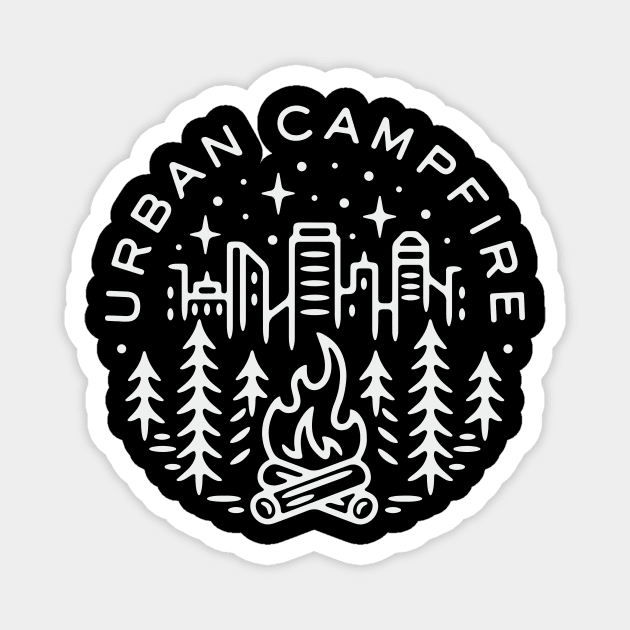 Logo: White Magnet by Urban Campfire