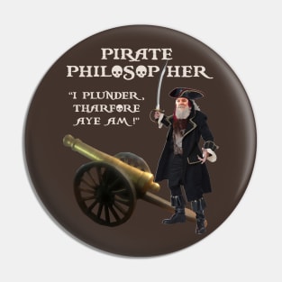 Pirate Philosopher Pin