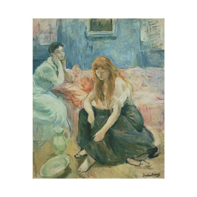 Two Girls by Berthe Morisot by Classic Art Stall